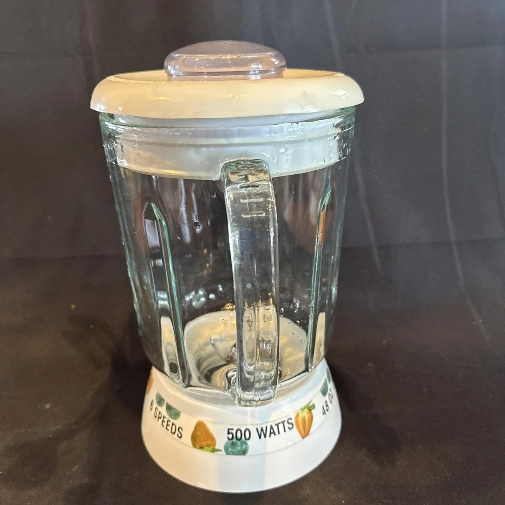 Cuisinart Smart Power Duet Blender Pitcher/Jar w/Lid Blade 40 oz 5 Cups White